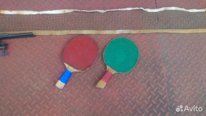 Сетка и ракетки для настольного тенниса СССР