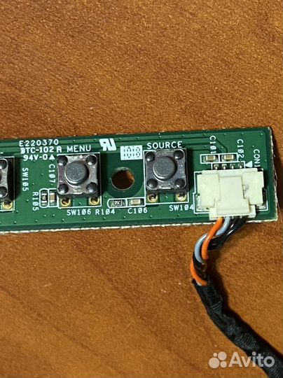 Toshiba 32lv703r ик-порт, блок кнопок управления