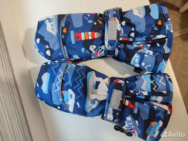 Варежки краги детские зимние