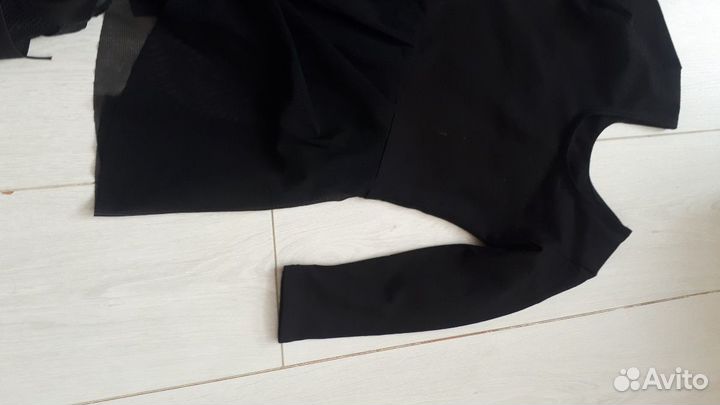 Купальник с юбочкой для танцев+ балетки для спорти