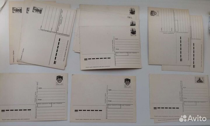 Открытки СССР В. Зарубина, 1970-1990-ых гг