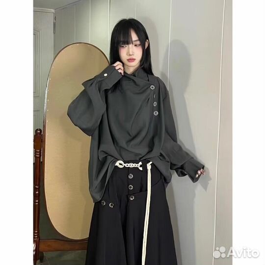 Рубашка opium rick owens type y2k