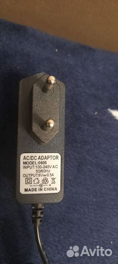 Адаптер питания 6 V