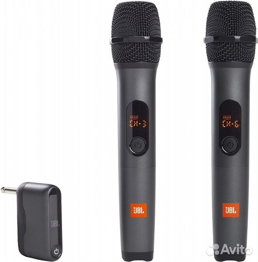 Беспроводные микрофоны JBL-2шт