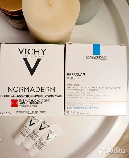 Пробники Vichy и La Roche Posay 77шт