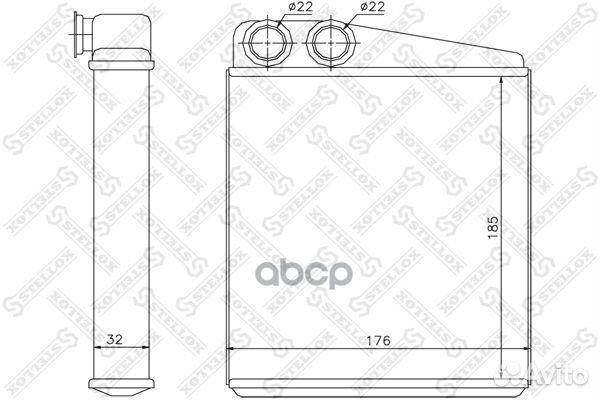 10-35117-SX радиатор печки VW Eos 2.0FSi/Tigua