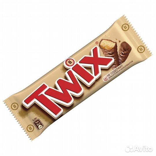 Шоколадный батончик Твикс (Twix) 55г