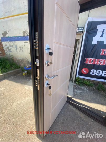 Толстая входная дверь с отличной шумоизоляцией