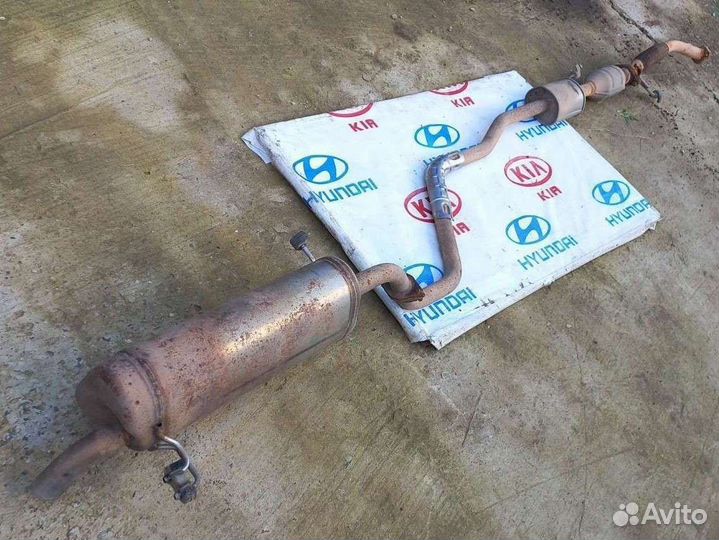 Выхлопная система глушитель Киа Рио 3