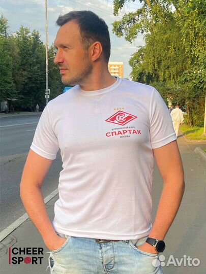 Футболка с дополненной реальностью Спартак