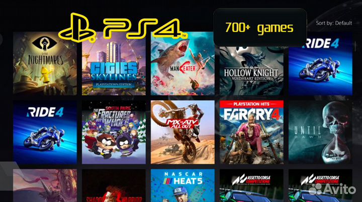 Playstation 4 Slim (800 игр)