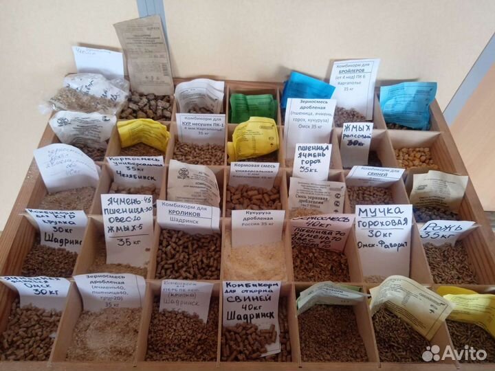 Комбикорм Пшеница Зерно Кормосмесь