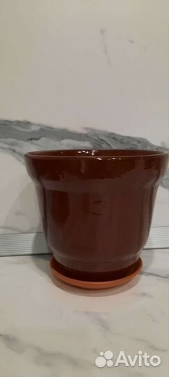 Горшок глиняный для цветов оптом