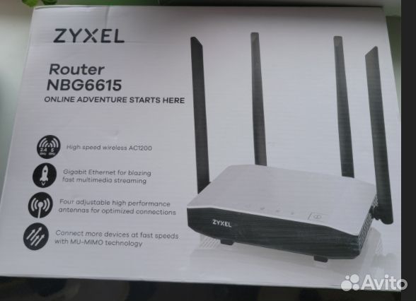 Wi-Fi роутер zyxel NBG6615
