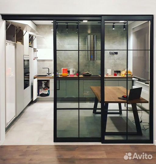 Перегородка матовая