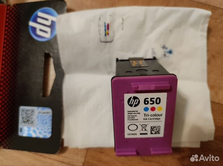 Картридж HP 650 цветной