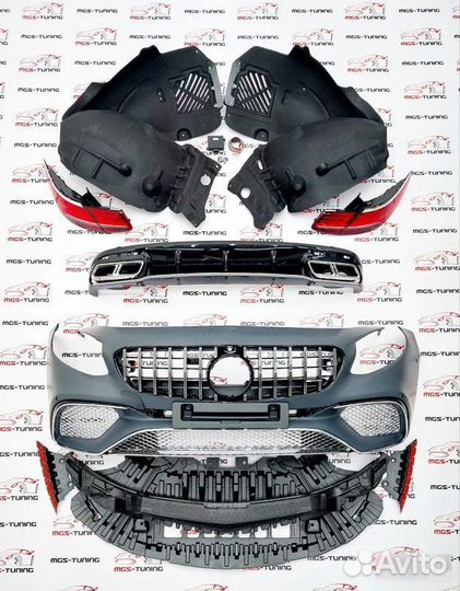 Комплект рестайлинга S65 Mercedes S-coupe C217