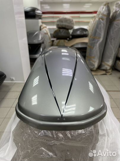 Автобокс Voyage 440л 175см Style цвет Титан глянец