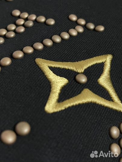 Свитшот мужской черный Louis Vuitton