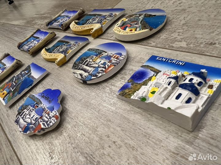 Магниты сувенирные о. Санторини