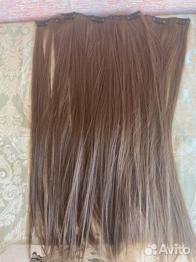 Искуственные волосы на заколках