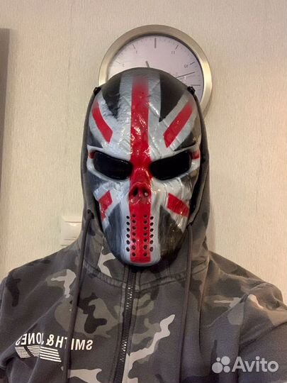 Маска для страйкбола новая британец