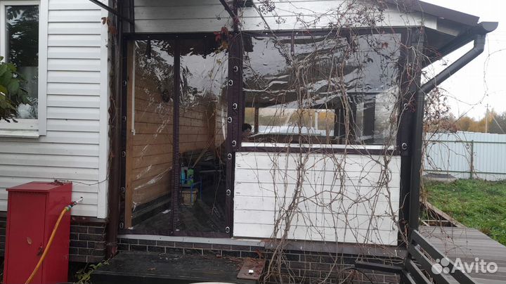 Мягкие пвх окна на беседку