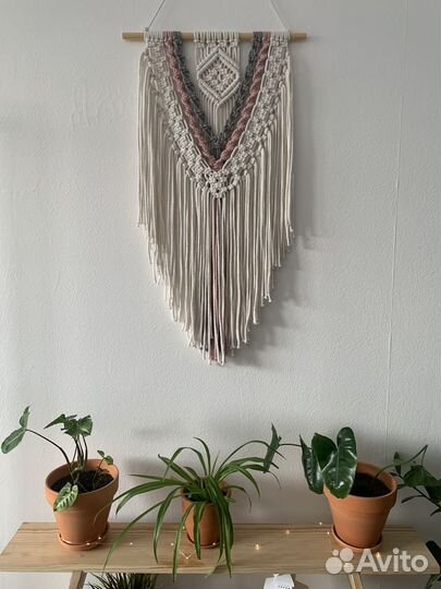 Настенное панно макраме