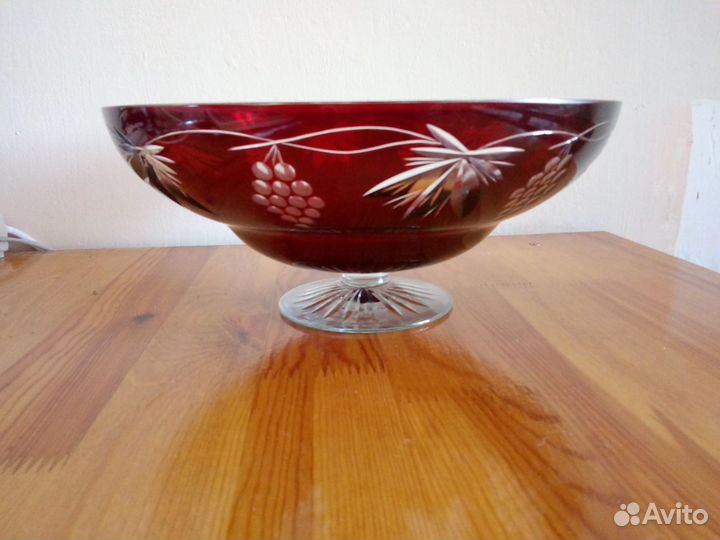 Ваза СССР, рисунок виноград