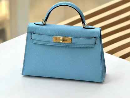Сумка Hermes Kelly Mini Bleu Celeste, Москва