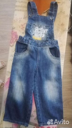 Джинсовый комбинезон