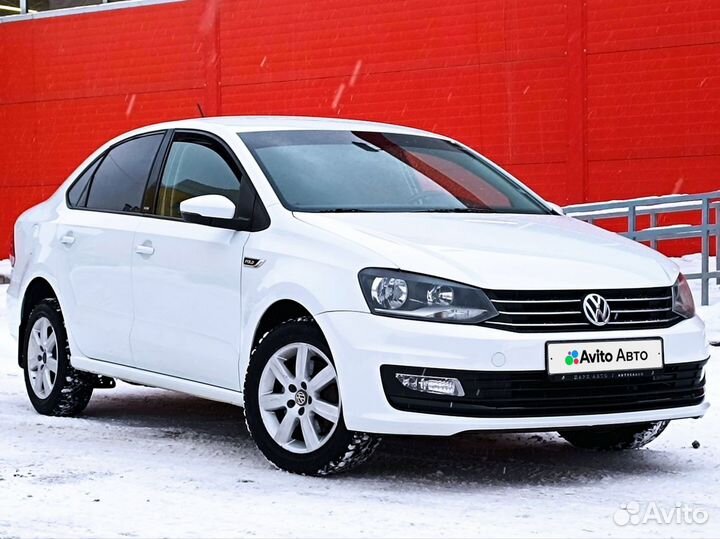 Volkswagen Polo 1.6 AT, 2017, 98 100 км