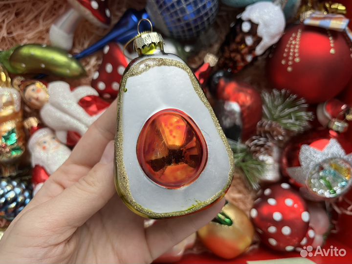 Елочные игрушки современнве стекло СССР