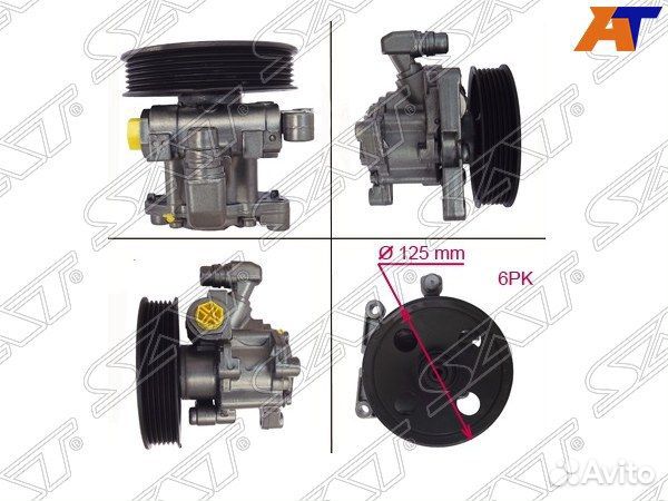 Насос гур mercedes-benz E-class