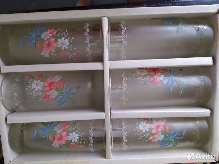 Стаканы высокие матовые