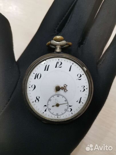 Часы карманные Revue Серебро 800 пробы (Ч)