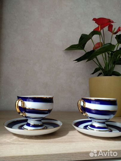 Чайная пара Императорский фарфоровый завод