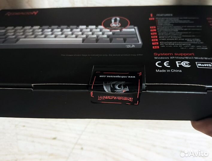 Механическая клавиатура Redragon Fizz K617 RGB Нов