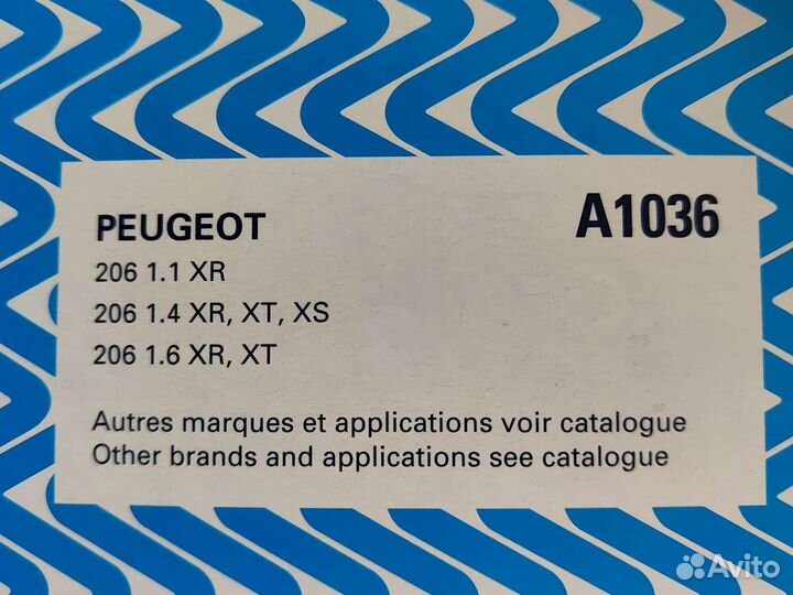 Воздушный фильтр Peugeot 206