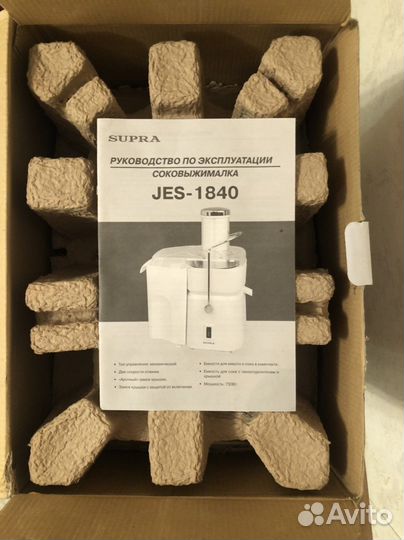 Соковыжималка Supra. Новая