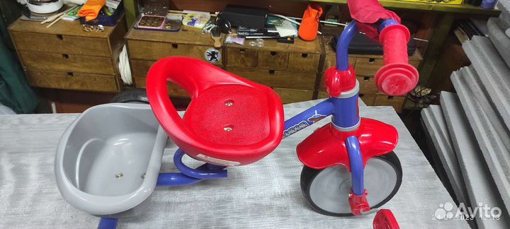 Детский трехколесный велосипед бу