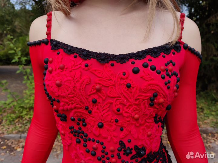 Платье для бальных танцев стандарт ю1