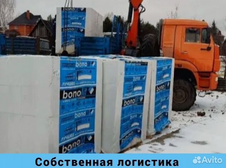 Пеноблоки (Газобетонные блоки) bonolit D400 и D600