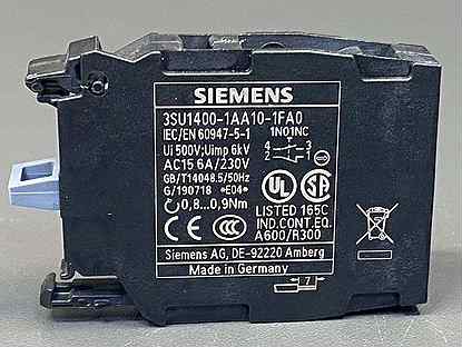 Siemens 3SU1400-1AA10-1FA0 новый, 126 шт