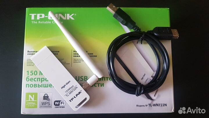 Wifi адаптер Tp-link tl-wn722n rev.1.0