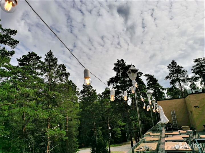Гирлянда с лампами