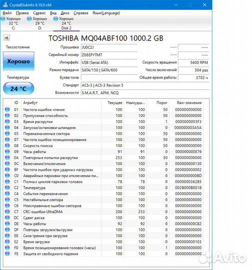 Жесткий диск 1 тб 2.5