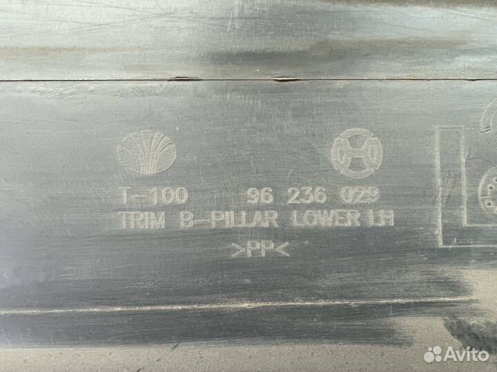 Обшивка центральной стойки левая нижняя заз Chance