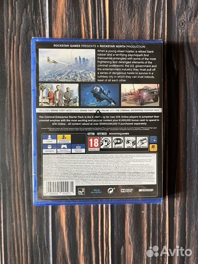 Gta 5 ps4 диск новый