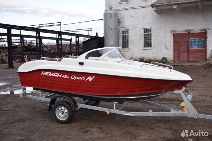Новый комбинированный катер Неман 450 Open